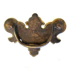 Maniglia piastra ottone