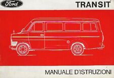LIBRETTO USO MANUTENZIONE MANUALE ISTRUZIONI FORD TRANSIT 1976
