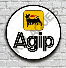 AGIP GARAGE BENZINA INSEGNA DA