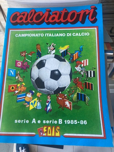 Album edis calciatori 1985 - album, 1985-86