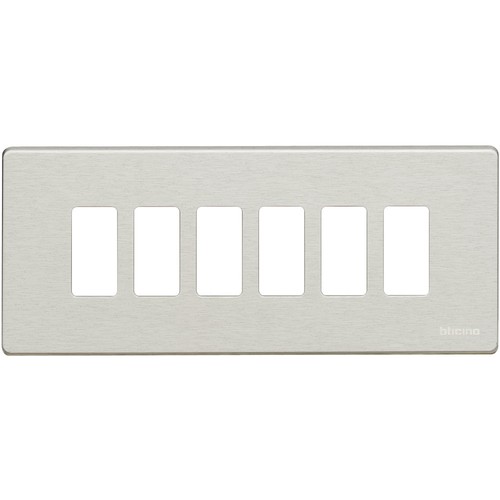 Bticino 506l placca 6 - 506l/6/x,