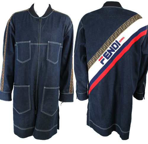 Giacca lunga uomo fendi fila - lunga,