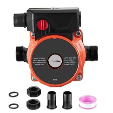 Uimoso Pompa di Ricircolo Acqua Calda con Timer 100W in Acciaio Inox a 3Velocità