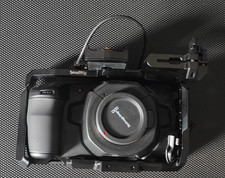 Blackmagic Pocket Cinema Camera 4K + SmallRig Cage + Lumix 12-35mm f/2.8 OIS – K