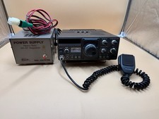 Kenwood Ham Radio TS-120S Banda HF CW/SSB 100W Ricetrasmettitore e Alimentatore FUNZIONA