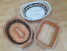 Gruppo 3 Ceste cestini Vimini per confezioni regalo o decorazioni (2)