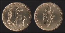 VATICANO 20 LIRE 1972 - PAOLO