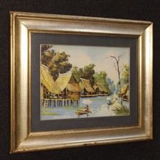Quadro olio tela dipinto - olio,