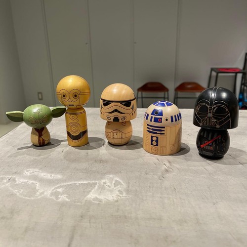 Star wars statuine - wars, kokeshi