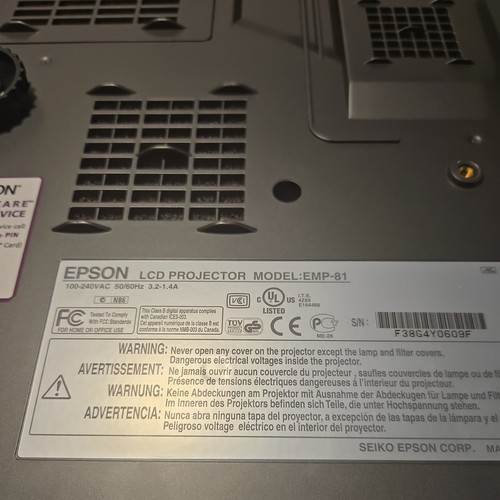 Epson powerlite emp - powerlite, emp-81