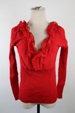 LUISA SPAGNOLI MAGLIONE DONNA TG L WOMAN CASUAL SWEATER VINTAGE SETA