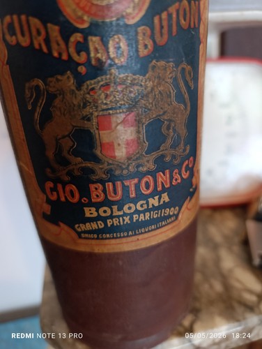 Antica bottiglia liquore - bottiglia,