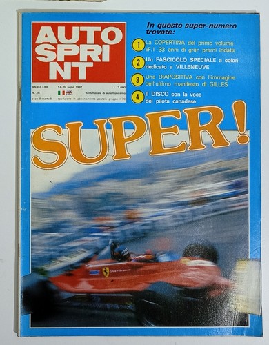 92196 autosprint 1982 - 1982, a.