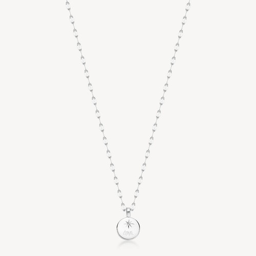 Collana pendente con incisione