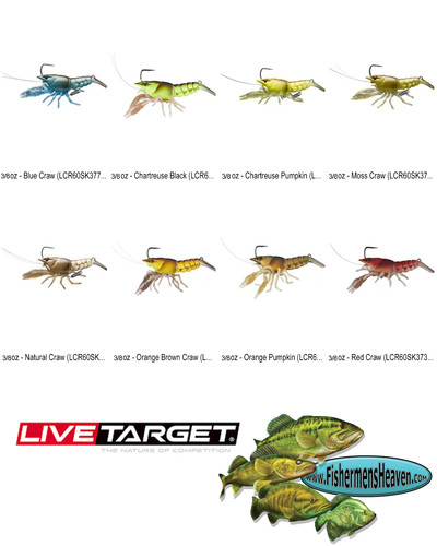 Live target crawfish - target,