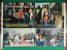 (I46) POSTER 62x43cm BANCO MUTUO SOCCORSO Musica Anni '80 da Skorpio 19-7-1979
