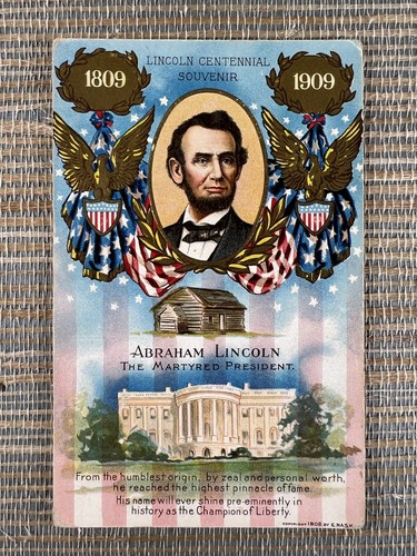 Cartolina abraham lincoln - cartolina,