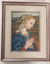 Riproduzione della MADONNA del Lippi a Mezzo Punto con cornice + passepartout
