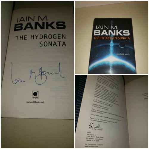 Signed the hydrogen sonata - signed, by