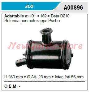 Marmitta silenziatore jlo - marmitta,