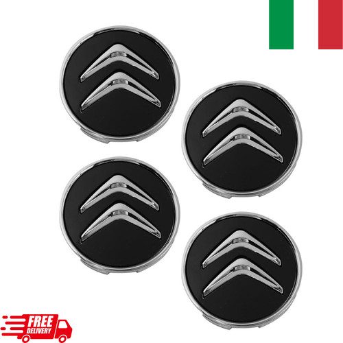 Tappi nero coprimozzo per - 4,