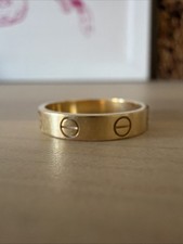 Cartier Love Gold Band Ring