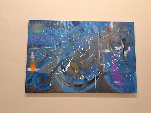 Quadro astratto tela - tela, 60x90