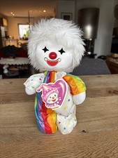 Carillon bambola clown arlecchino vintage di Potter Haunted spaventoso anni 80 retrò in movimento