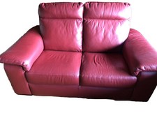 Coppia Divani a 2 Posti Pelle Relax manuale +  2 Posti senza Relax ottimo Stato.