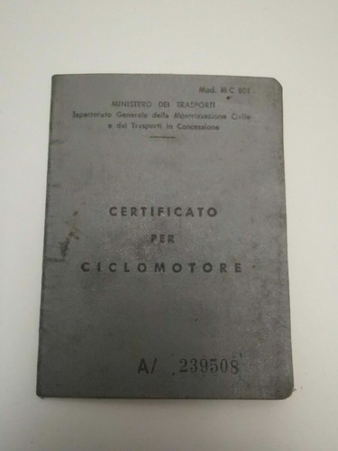 Libretto circolazione - libretto,