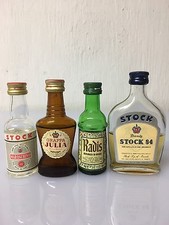 Lotto 4 Mignon Miniature Stock Maraschino Grappa Julia Radis Amaro Stock 84