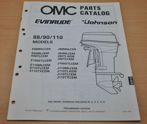 Omc johnson evinrude 110 - omc, 90