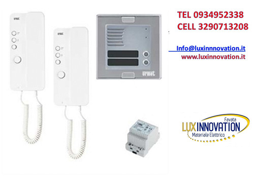 Kit citofono bifamiliare urmet - citofono,