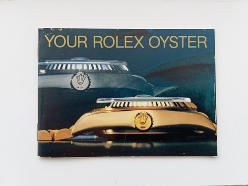 Rolex oyster libretto booklet - rolex,