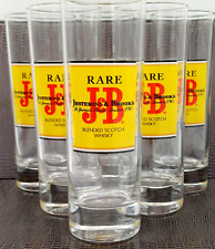 J&B BLENDED SCOTCH WHISKY - 6 BICCHIERI PUBBLICITARI