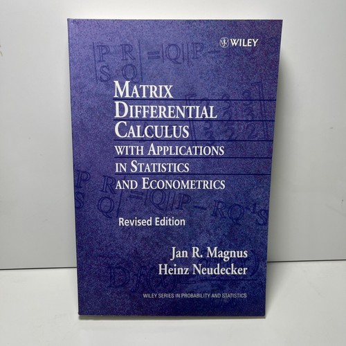 Matrix differential calculus - matrix,