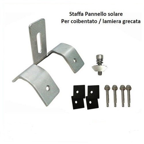Staffe acciaio per fissaggio - staffe,