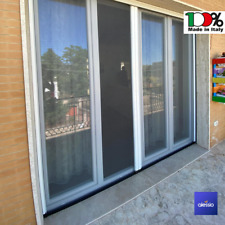 Zanzariera Laterale Orizzontale SU MISURA senza barriere per Porta Finestra