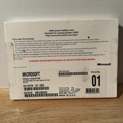 Microsoft windows home - windows, 7