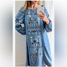 Abito camicia denim Zara