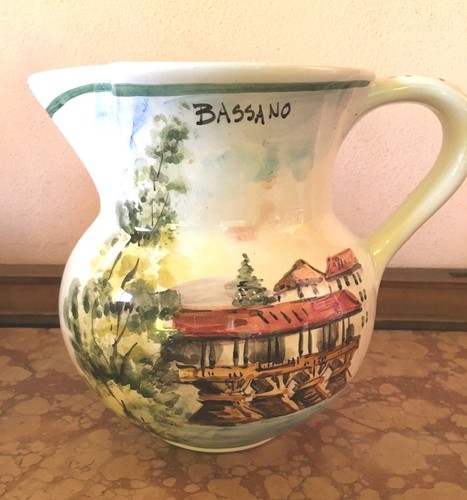 Ceramica bassano grande brocca - ceramica,