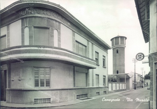 Cartolina canegrate via - canegrate,