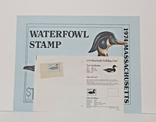 Milton Weker "Massachusetts grande stampa francobolli" 320/500 1974 19,75" x 15" NUOVO