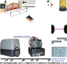 KIT CANCELLO SCORREVOLE