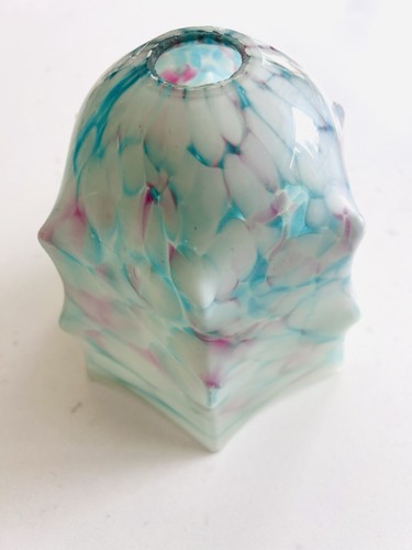 Art deco hand blown - blown, opaline