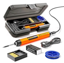 Saldatore a stagno ricaricabile USB , temperatura regolabile.