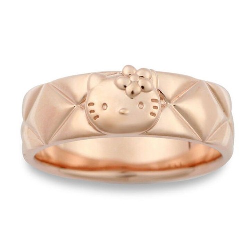 Anello rosa trapuntato sanrio - anello,