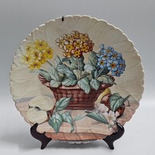 PIATTO DA PARETE PORCELLANA LIMOGES FRANCIA Riproduzione Opera di Thereza Prynne