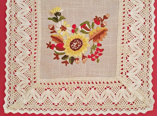 Vintage floral sunflowetrs - vintage,