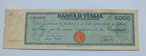 Repubblica banca italia - banca, d'italia.5000